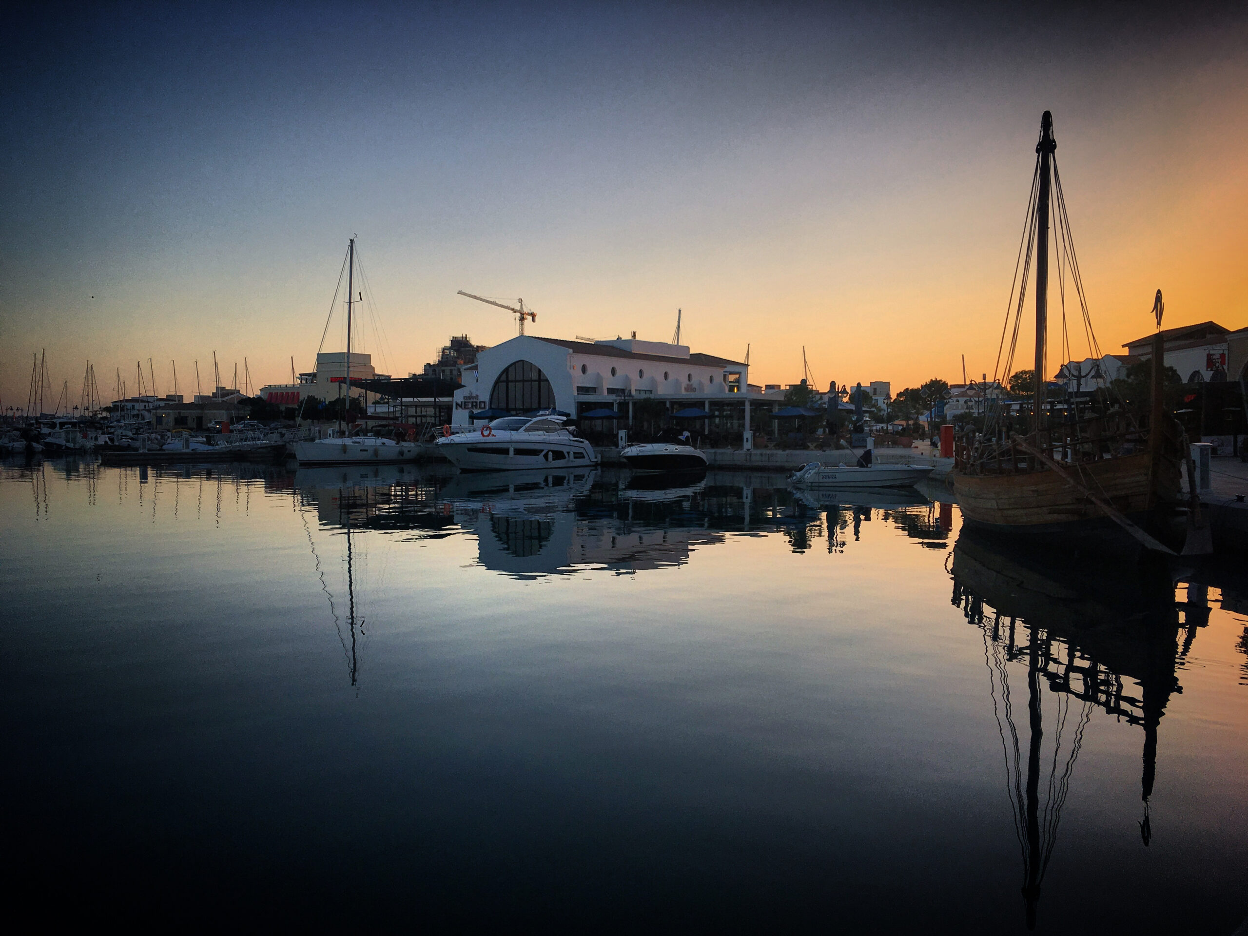 sunset on the water